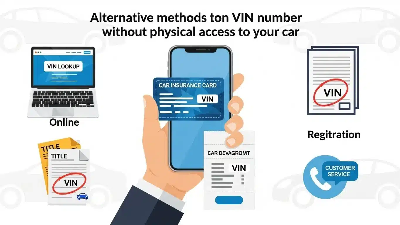 How to Find My VIN Number Without My Car